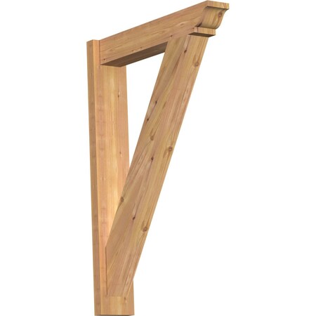 Ekena Millwork Traditional Traditional Smooth Outlooker, Western Red Cedar, 5 1/2"W x 26"D x 38"H OUT06X26X38TRA01SWR